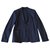 Versace Giacche blazer Blu Lana  ref.241876