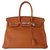 Hermès Hermes orange Birkin bag Leather  ref.241878