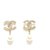 Chanel GOLDEN CC RHINESTONE M PEARL Dourado Metal  ref.241906