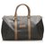 Dior Black Honeycomb Travel Bag Castaño Negro Cuero Plástico Becerro  ref.242070