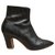 Santoni p ankle boots 38 Black Leather  ref.242180