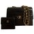 Bolsa Chanel Vintage em couro preto  ref.242253
