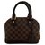 Louis Vuitton Alma BB Brown Cloth  ref.242315
