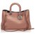 Dior Brown Lady Dior Leather Satchel Pony-style calfskin  ref.242331