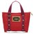 Louis Vuitton Red Antigua Cabas MM Rosso Tela Panno  ref.242359