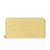 Billetera de Chanel Amarillo Cuero  ref.242430