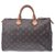 Louis Vuitton Speedy 35 Brown Cloth  ref.242442