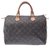Louis Vuitton Speedy 35 Brown Cloth  ref.242444