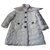 MONCLER Long white down jacket in GOOD CONDITION 5 ans Polyamide  ref.242455