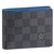 Louis Vuitton Carteira LV Slender nova Azul Couro  ref.242498