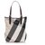 Burberry Brown Supernova Check Tote Bag Multiple colors Beige Leather Cloth Pony-style calfskin Cloth  ref.242572