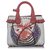 Burberry Multi Banner Leather Satchel Multiple colors Cloth Pony-style calfskin Cloth  ref.242583