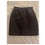 Cambon Falda Chanel de seda negra Negro - vista 2