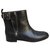Sergio Rossi p ankle boots 36 Black Leather  ref.242736