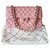 Chanel Classic Medium / Large Flap Rosa Pelle