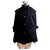 Burberry Hooded trench coat with nova check lining Black Cotton  ref.242800