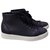 Santoni Sneakers Navy blue Leather  ref.242847