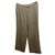 Escada Wool silk blend trousers Brown Beige  ref.242851