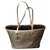 Chanel Handbags Khaki Leather  ref.242866