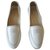 Chanel Flats Beige Leather  ref.242883