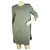 Derek Lam 10 Crosby Woolen Gray Silk Black Asymmetrical Mini Dress size 10 Grey  ref.242918