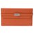 Hermès Hermes Kelly Orange Leder  ref.242936