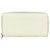 Louis Vuitton Zippy Wallet Cuir Blanc  ref.242969
