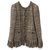 Veste en tweed Lesage à franges Chanel Multicolore  ref.243020