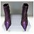 Botas de charol violeta de Gianmarco Lorenzi - vista 4