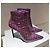 Botas de charol violeta de Gianmarco Lorenzi - vista 5