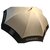 Guarda-chuva Chanel Preto Fora de branco Lona  ref.243048