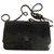 Wallet On Chain Chanel Bolsos de mano Negro Cuero  ref.243057