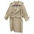 men's Burberry vintage t trench coat 54 Beige Cotton Polyester  ref.243067