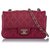 Sac à rabat Chanel New Mini Classic en cuir d'agneau rose Métal  ref.243175