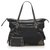 Burberry Black Nylon Handbag Leather Pony-style calfskin Cloth  ref.243196