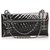 Chanel Black Matelasse Patent Leather Shoulder Bag  ref.243209