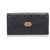 Chanel Black Surpique Boy Leder lange Brieftasche Schwarz Kalbähnliches Kalb  ref.243211