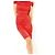 Luc Duchène Vestido drapeado de seda rojo Luc Duchene Roja - vista 2