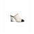Chanel Mules Black Beige Leather  ref.243291