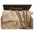 Chanel Handbags Cream Leather  ref.243376