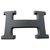 Fibbia della cintura di Hermès 5382 in acciaio PVD opaco 32MM Nero  ref.243482