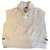 Massimo Dutti Sleeveless shawl collar sweater Beige Wool  ref.243506