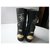 Cambon CHANEL Stivaletti biker T41 COME È Nero - vista 2