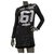 Tom Ford Black White Sequins Dress Sz 38  ref.243578
