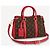 Louis Vuitton LV Soufflot BB en rouge - vue 3