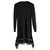 Louis Vuitton Robe en tricot à ourlet en dentelle Laine Noir  ref.243664