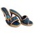 Louis Vuitton Sandals Blue Tweed  ref.243692