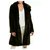 Badgley Mischka Fake fur Bunny coat in black Polyester  ref.243694