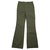 Tory Burch Pants, leggings Green Cotton  ref.243699