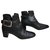 Roger Vivier Ankle Boots Black Leather  ref.243715